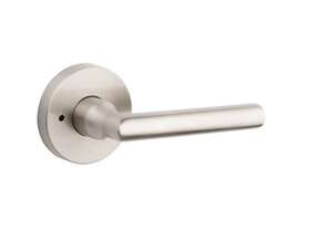 Pvtubcrr150 Baldwin Tube Privacy Leverset With Contemporary Round Rose Model