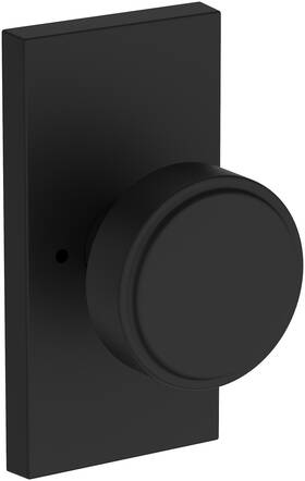 Pvvascfr190 Baldwin Pv.vas.cfr Vashon Privacy Door Knob Set - Black