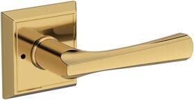 Pvwynchr003 Baldwin Pv.wyn.r.chr Wyndcliff Privacy Door Lever Set - Brass