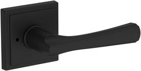 Pvwynssr190 Baldwin Pv.wyn.r.ssr Wyndcliff Privacy Door Lever Set - Black
