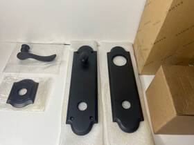 R032102entr Baldwin 10.53 Inch Arch Entry Kit Rosettes - Oil Rubbed Bronze
