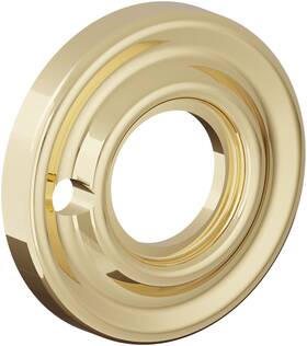 R057031pv Baldwin R057.pv R057 2 Inch Traditional Rose For Privacy - Pair Brass