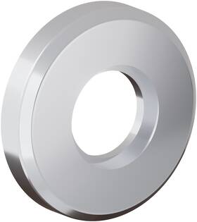 R059260idm Baldwin R059.idm R059 2 Inch Round Bevel Rose Dummy - Single Chrome