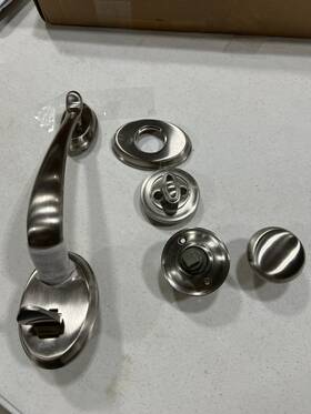 Sc.colxrou.trr.150.s Baldwin Sccolxroutrr150s Columbus Handleset Round Knob And Rose Satin Nickel