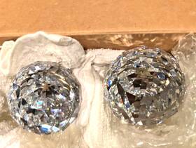 5009.150.imr Baldwin Swarovski 5009-030-mr Crystal Knob Estate Pair Brass One