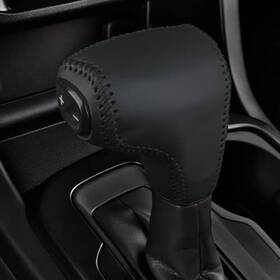 Bao Hu Shen Hf-xfl-klld-01 Auto Car Gear Shift Handle Knob Cover Lever Pu Leather Black Line