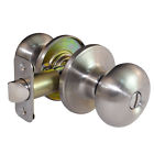 37642 Baron Nib Turn-lock Gatehouse Satin Door Privacy Mushroom Nickel Knob