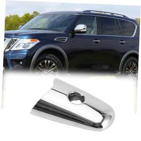 Bayyee 653998402990 Front Car Exterior Door Handle Cover With Keyhole Outside