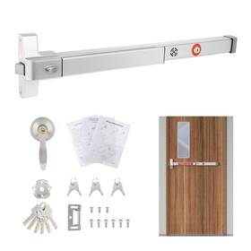 Wj0b00m742-0fba Beamnova Commercial Door Push Bar Panic Exit Device With Alarm Exterior Lever