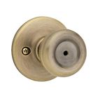 78392 Bed Antique Brass Kwikset Bath Turn Lock Privacy Knob- Tylo