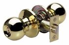 Bao0103 Bed Knob Door Brass Entry Master Handle Lock Room Ball Keyed Latch