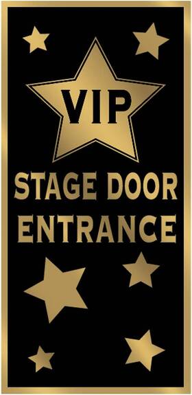 57109 Beistle Vip Stage Door Entrance Cover