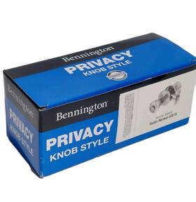 592578 Bennington Lot 6 Privacy Door Knobs Style Grade 3 Stain Nickel For 2-3/8 Inch And 2-3/4 Backset