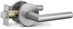 Berlin Modisch 686912505729 Passage Lever Door Handle Sleek Round Non-locking Set For Hallway Or C