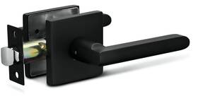 Berlin Modisch 686912506061 Passage Lever Door Handle Slim Square Non-locking Set F