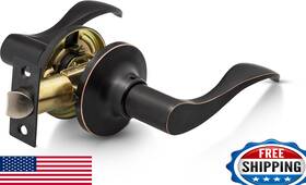 B01nbrew2b Berlin Modisch Passage Lever Door Handle Non-locking Hallway/closet Oil Rubbed B