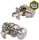 Bfx2l2 Gatehouse Baron Satin Nickel Deadbolt Keyed Entry Door Knob