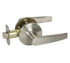 Bhp-contemporary-series Burton Harbor Satin Nickel Door Lever Lock Entry Knob Privacy