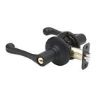 Bl2240bc Entry Black Creek Copper Braxton Door Lever