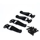 Black Toggle Latch Stainless Steel Spring Loaded Catch Hasp