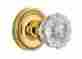 Bn40-ropcry-pb Nostalgic Warehouse Rope Rosette With Crystal Knob Privacy Polis 640697011127