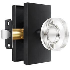 Bonkudoo 658359056034 Passage Glass Door Knobs Interior Crystal Handles For Hall/cl