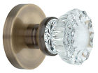 Bp7xcr-dd-ab Knoxx Hardware Crystal Door Knob With Round Rosette