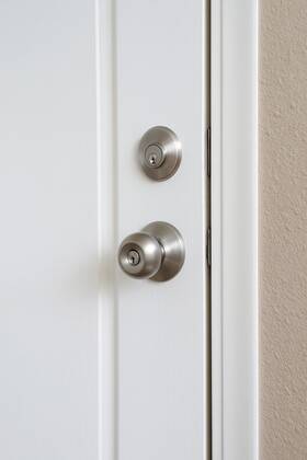 609-sn-2ea Branded 2 Pack Keyed Entry Door Knob Set Satin Nickel All Same Stainless Steel Usa