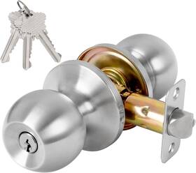 Rf-ydk001et Branded Keyed Entry Door Knob With Lock And Key Exterior Interior For Bed