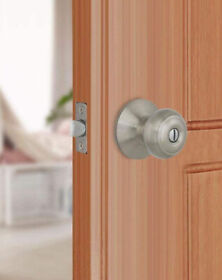 Brandywine Stainless Steel Locking Bed And Bath Door Knob