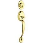 F58ply605 Brass Plymouth Schlage Handleset Brt