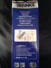 2101-105 Brass Tulip Door Locking Handle Polished Brinks Exterior Knob Nib