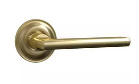 Bv939-010 Bravura Solid Brass Satin Privacy Bed/bath Door Lever Two Ava