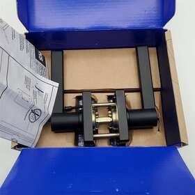 E2427-122 Brinks 039208240741 Contemporary Non-locking Interior Door Lever Matte Black
