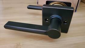 E2427150 Brinks 039208240758 Contemporary Door Lever Passage Hall/closet Tuscan Bronze