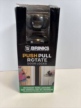 23001-119 Brinks Tuscan Bronze Locking Door Knob