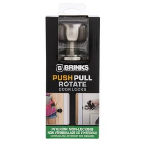 23041-119 Brinks Push Pull Rotate Door Knob Passage Non-locking
