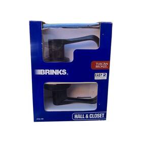 2724-150 Brinks Hall And Closet Door Lever Tuscan Bronze Coastal Easy Install