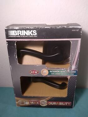 4323-150 Brinks Interior Non-locking Doorknob Tuscan Bronze