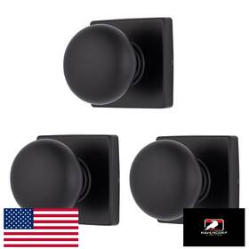 B0dwbclz91 Brinks Contemporary Non-locking Interior Ball Door Knob Matte Black - Designe