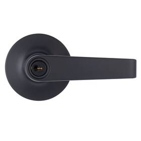 Bc40099 Brinks Commercial - Light Duty Keyed Door Entry Storeroom Lever Matte Black