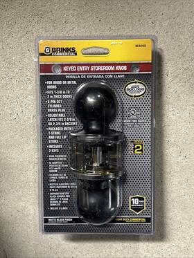 Bc40103 Brinks New Commercial Keyed Entry Storeroom Knob