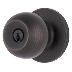 E2415-150 Brinks Transitional Keyed Entry Door Knob - Tuscan Bronze Exterior Lock