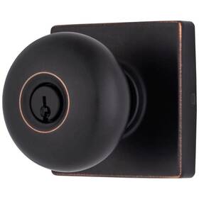 E2416150 Brinks E2416 Mendocino Knob Set - Bronze