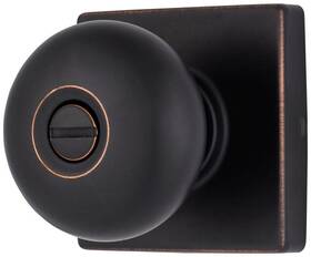 E2436150 Brinks E2436 Mendocino Privacy Door Knob Set - Bronze