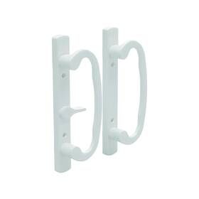 13-245w Brixwell Patio Door Handle Offset Latch White