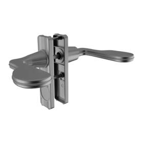 900-7323 Brixwell Lever Latch Set With Night Lock Aluminum Construction For Door Thickness 5/8 Inch