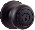 740pe Bronze Kwikset Entry Door Keyed Knobset Venetian Smartkey