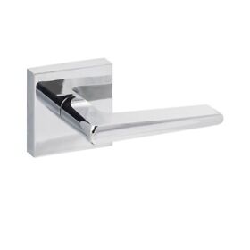 Bs102-sq26 Sure-loc Mondern Series Basel Square Privacy Lever In Polished Chrome