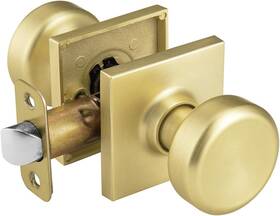 A5770sb-ps Building Hardware Gold Interior Door Knobs For Hall And Closet Pismo Doorknob With Square Rosette